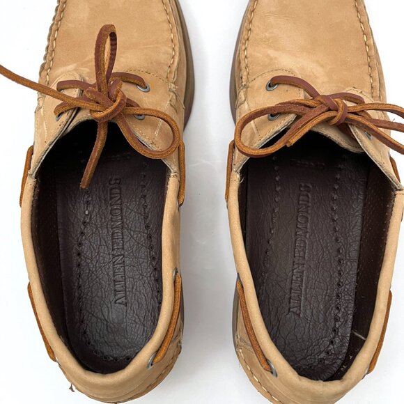 ALLEN EDMONDS Force 10 Suede Deck Boat Shoes Tan main image 5